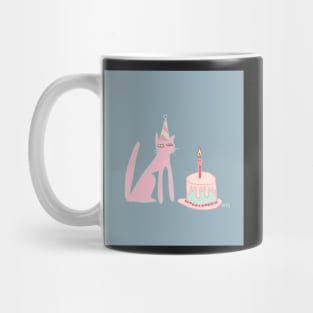 birthday cat Mug